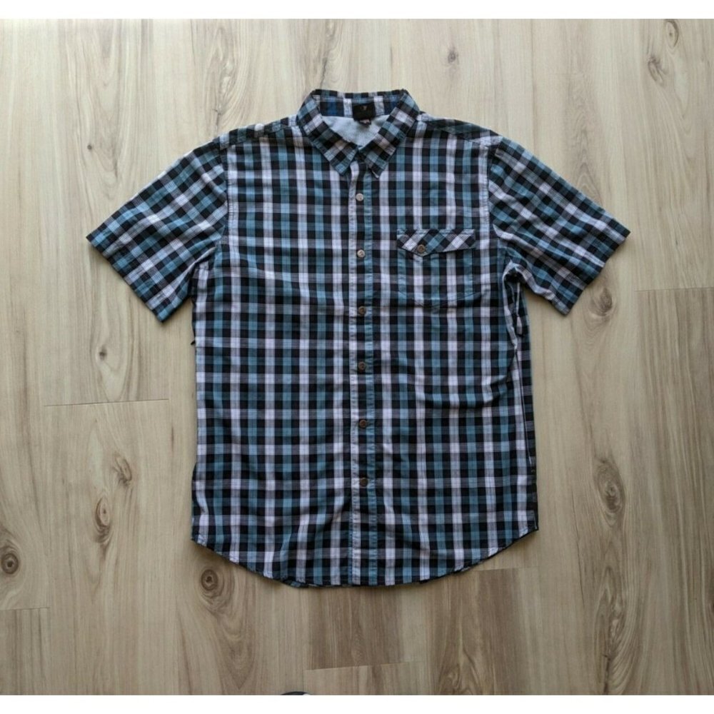 Cogma Button Front Bamboo Vented Shirt Mens Medium